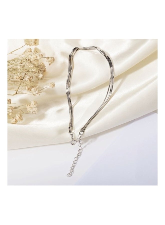 Generic - White Gold Plated Anklet - Image 1