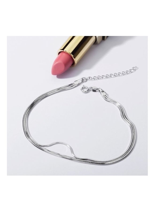 Generic - White Gold Plated Anklet - Image 1