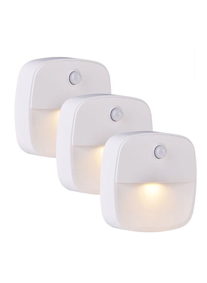 3-Pack Motion Sensor Stick-On Night Set White - Image 1