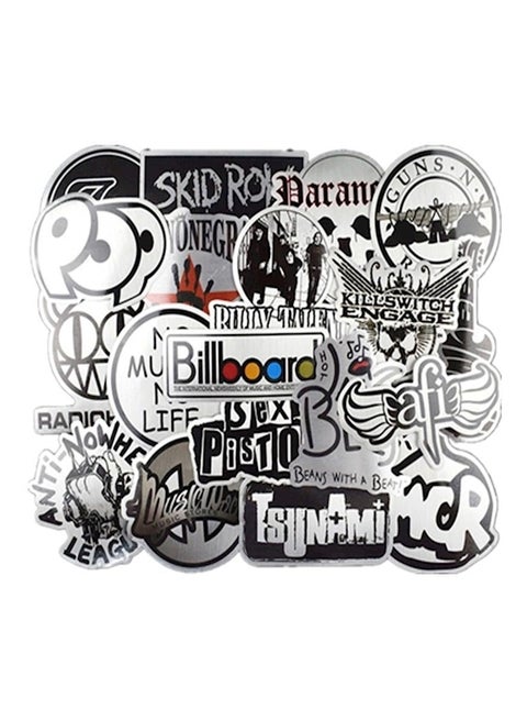 50-Piece Car Stickers Multicolour 5-10,Each sticker is different in size.cm
