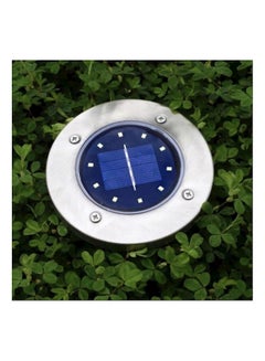 Generic 8 Led Solar Garden Outdoor In-Ground Light White  - Image 3