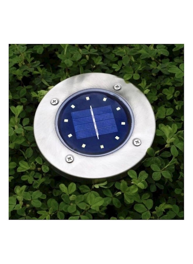 Generic 8 Led Solar Garden Outdoor In-Ground Light White  - Image 3