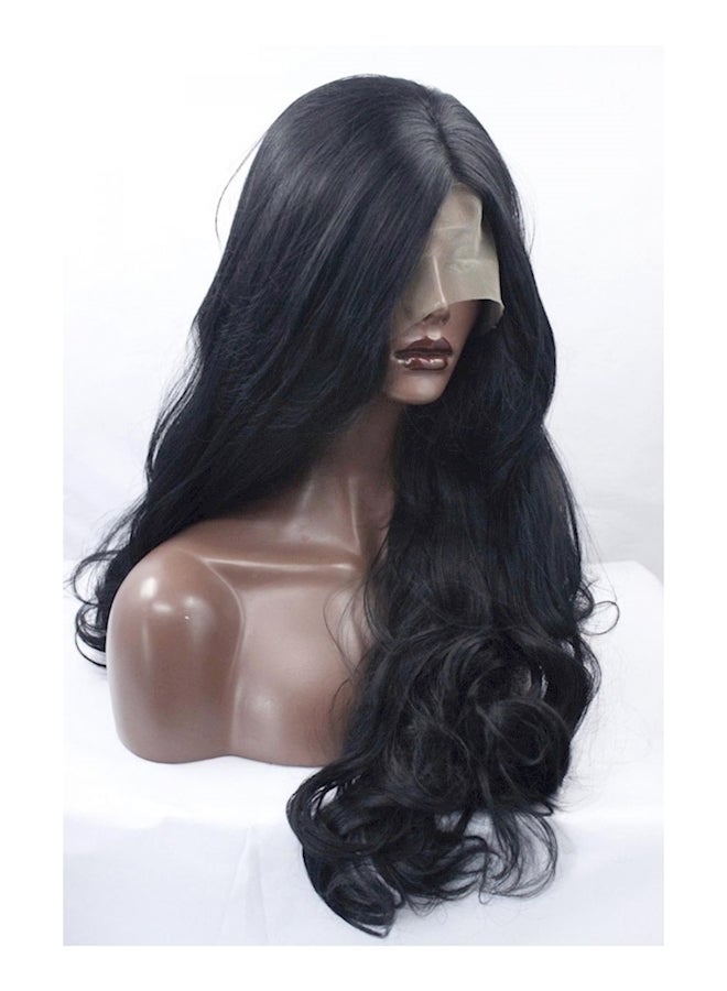 Generic Long Natural Wavy Hair Wig Black  - Image 4