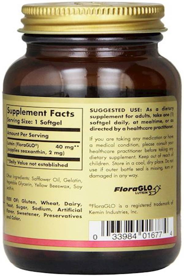 Solgar Lutein Eye Health 40 mg - Image 1