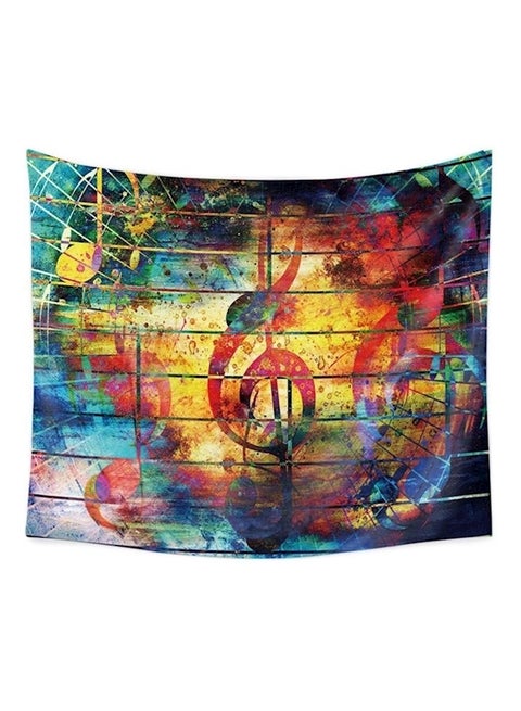 Abstract Print Wall Tapestry Hanging Multicolour 150x100cm