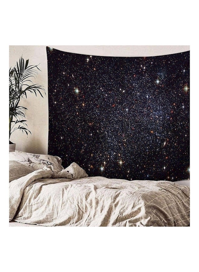 Night Starry Pattern Tapestry Table Cloth Wall Hanging Multicolour 150x100cm
