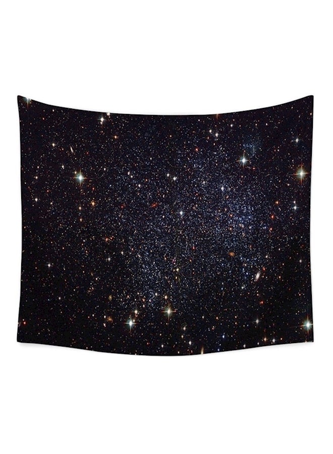 Night Starry Pattern Tapestry Table Cloth Wall Hanging Multicolour 150x100cm