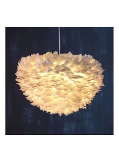 Generic Feather Ceiling Pendant White  - Image 1