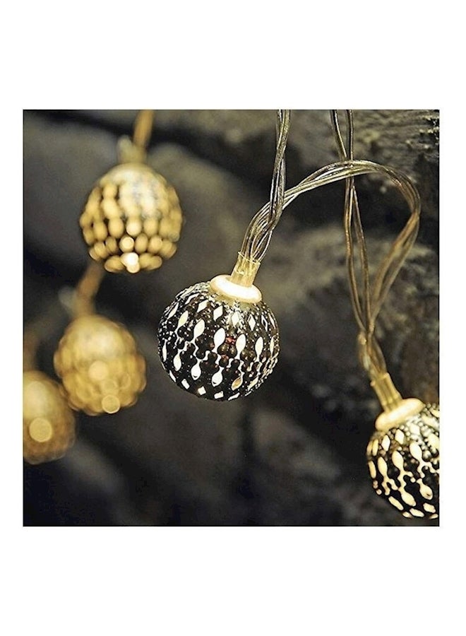 Generic - 20-LED Globe String Light Multicolour 13.5feet - Image 1