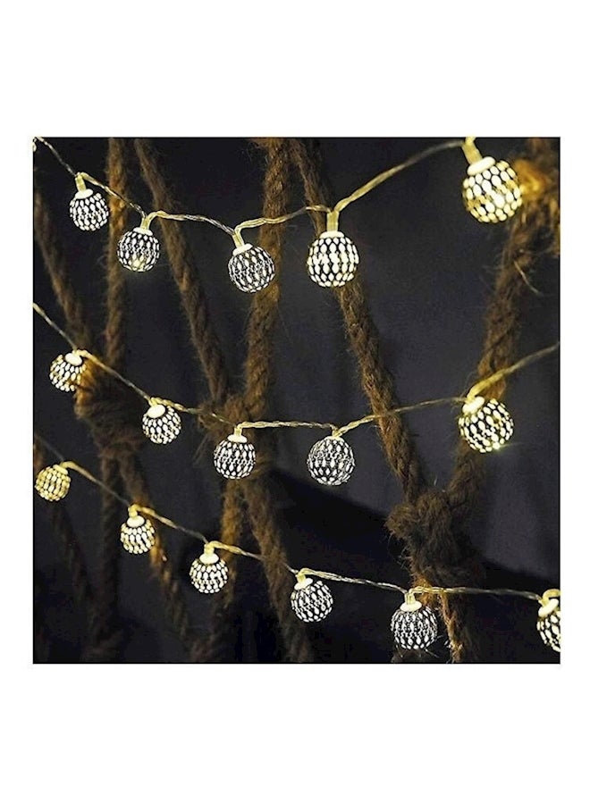 Generic - 20-LED Globe String Light Multicolour 13.5feet - Image 1