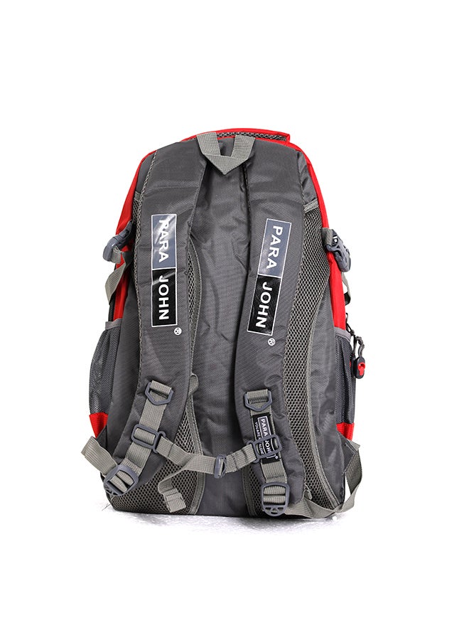 بارا جون حقيبة ظهر من النايلون مزودة بسحاب أحمر - Image 2