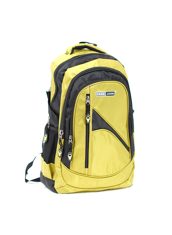 Nylon Zipper Back Pack Green