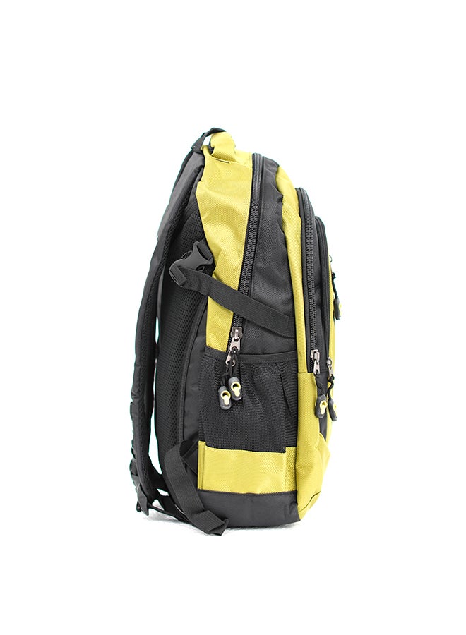 Nylon Zipper Back Pack Green