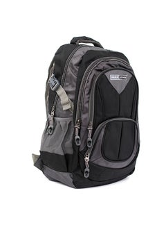 PARAJOHN Nylon Zipper Back Pack Black  - Image 3