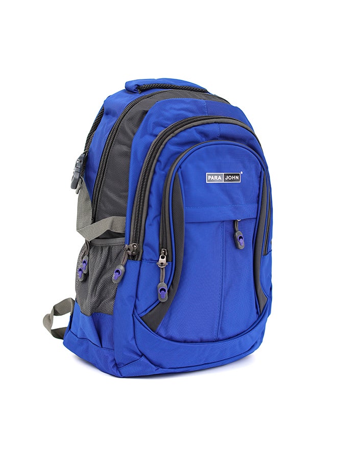 PARAJOHN Nylon Zipper Back Pack Blue - Image 3