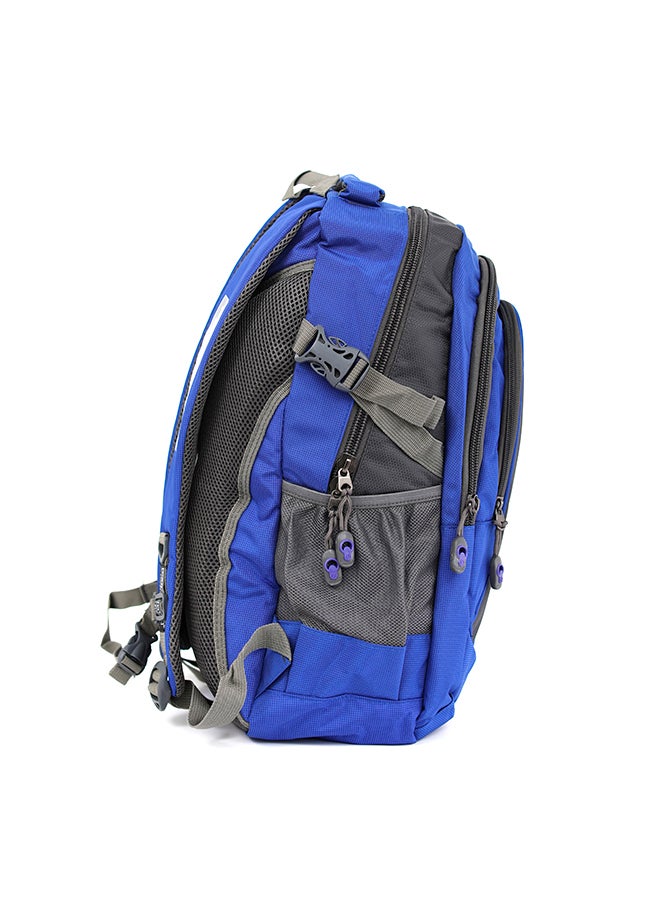 PARAJOHN Nylon Zipper Back Pack Blue - Image 4