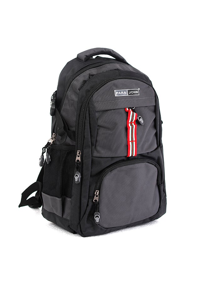 Nylon Zipper Back Pack Grey - v1560858601/N26626313V_3