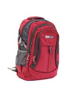 PARAJOHN Nylon Zipper Back Pack Burgundy  - Image 3
