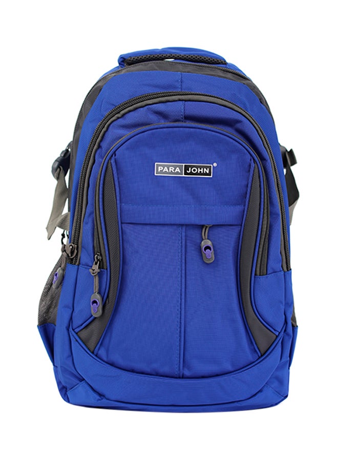 PARAJOHN Nylon Zipper Back Pack Blue - Image 1