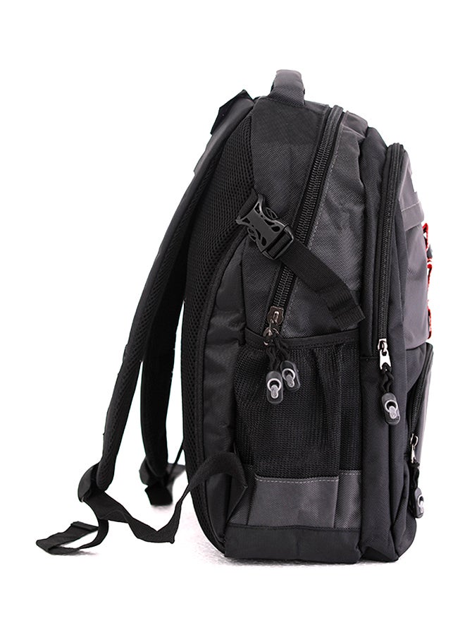 Nylon Zipper Back Pack Grey - v1560858606/N26626313V_4