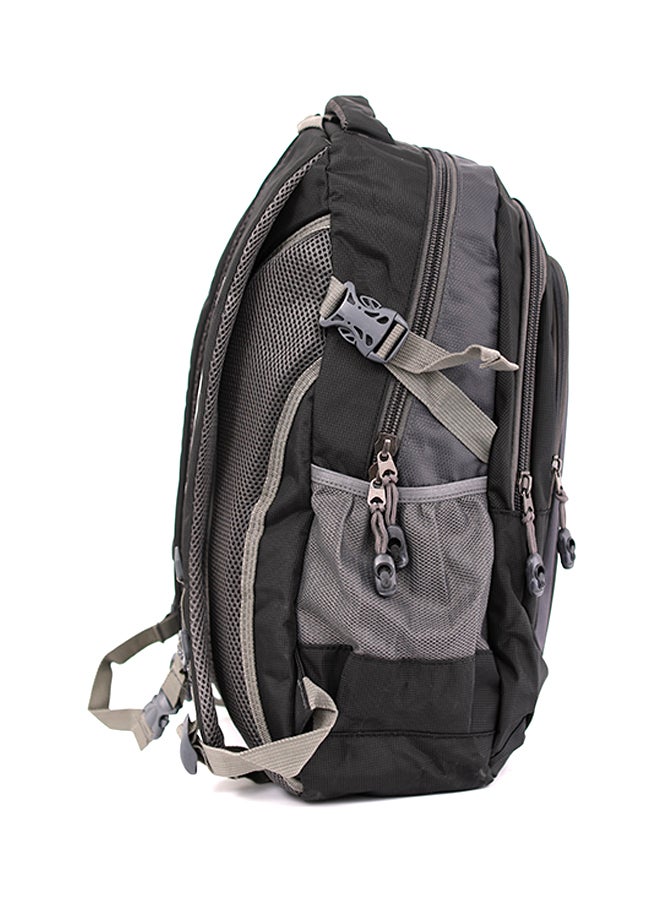 PARAJOHN Nylon Zipper Back Pack Black - Image 4
