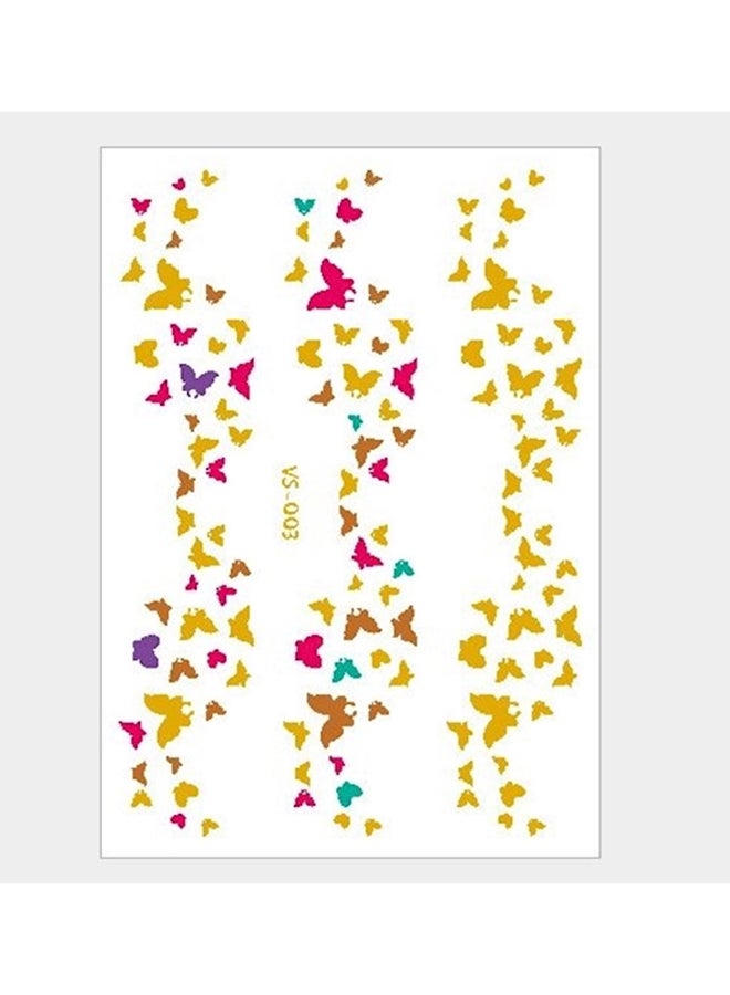 Waterproof Face Shiny Freckle Temporary Tattoos Gold - Image 1