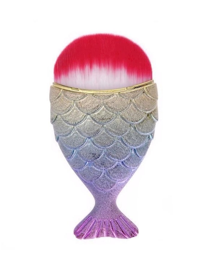 Mermaid Brush For Contouring And Foundation Multicolour