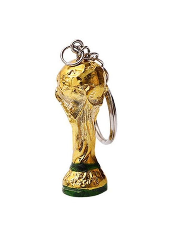 سلسلة مفاتيح بتصميم كأس العالم يمثل انتصار روسيا 2018 ذهبي - Image 4