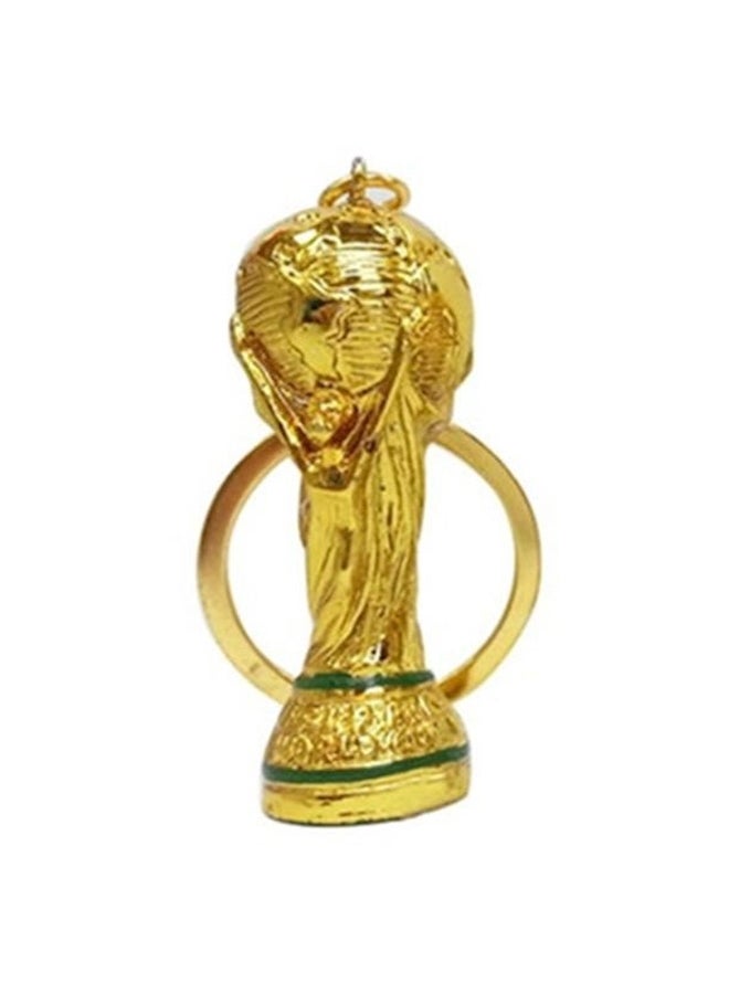سلسلة مفاتيح بتصميم كأس العالم يمثل انتصار روسيا 2018 ذهبي - Image 1