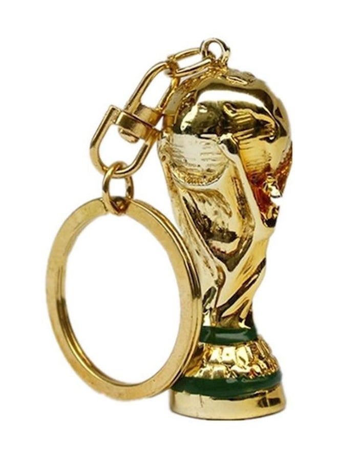 سلسلة مفاتيح بتصميم كأس العالم يمثل انتصار روسيا 2018 ذهبي - Image 2