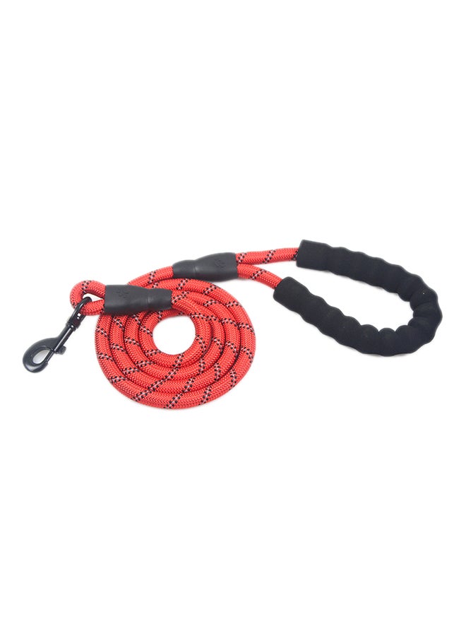 Retractable Dog Leash With Metal Clasp Red 1.5meter