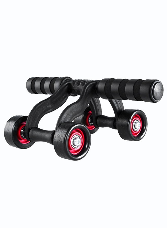 ILI - Power Wheel AB Abdominal Roller/4 Wheels /Black 1.2kg - Image 1