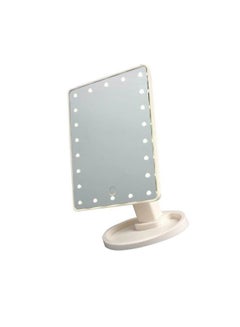 FRIEET Tabletop Vanity Light Up Touch Screen Makeup Mirror Silver  - Image 3