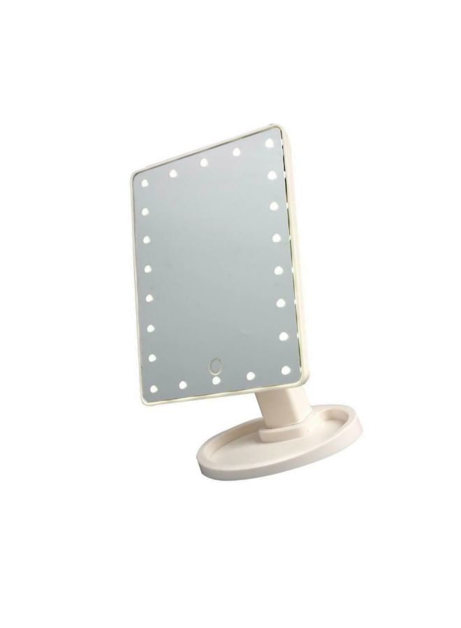 FRIEET Tabletop Vanity Light Up Touch Screen Makeup Mirror Silver - Image 3