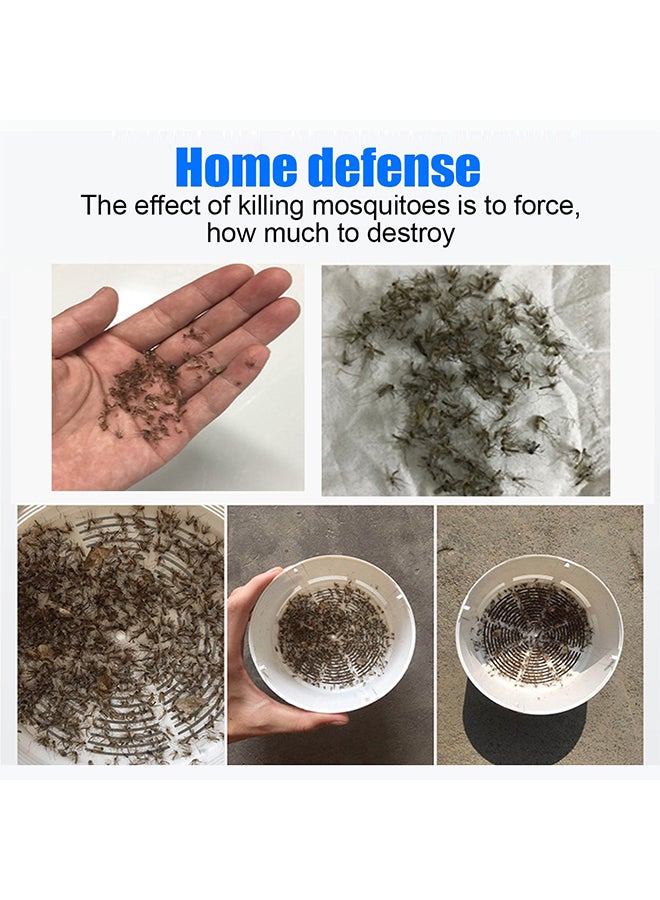 صن هوم مصباح قاتل للبعوض بتقنية التحفيز الضوئي بمنفذ USB أبيض 220مم - Image 5