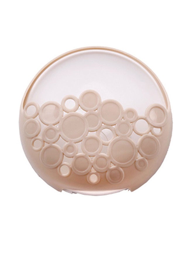 Super Suction Soap Holder Beige 12 x 5 x 12centimeter 