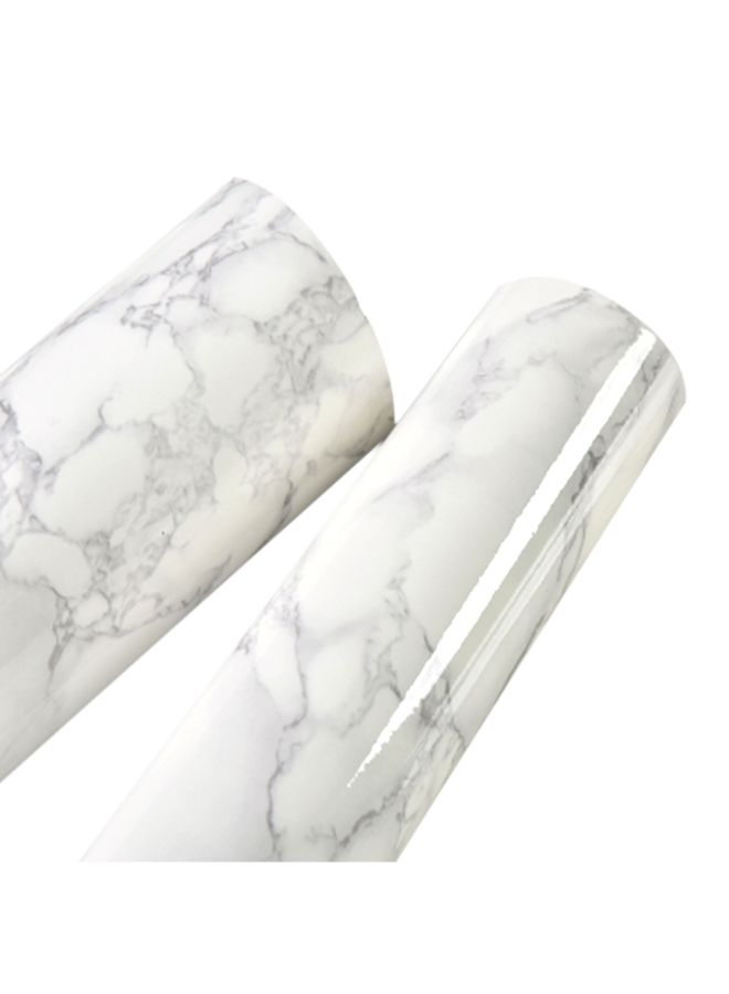 Generic - Marble Pattern Wallpaper Grey 60x5cm - Image 1