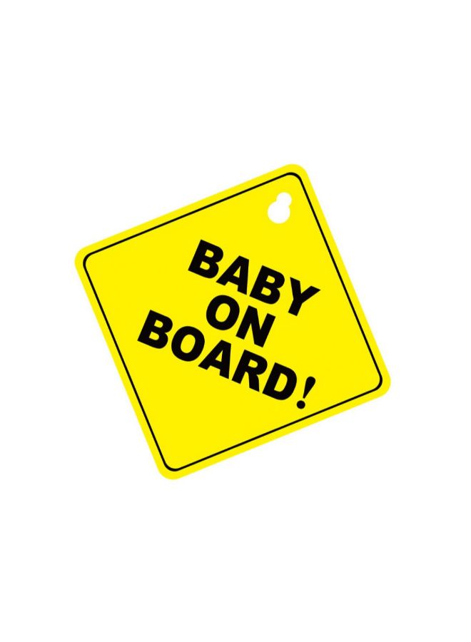 Bluelans Baby On Board Warning Safety Sign Car Window Sticker - Image 4
