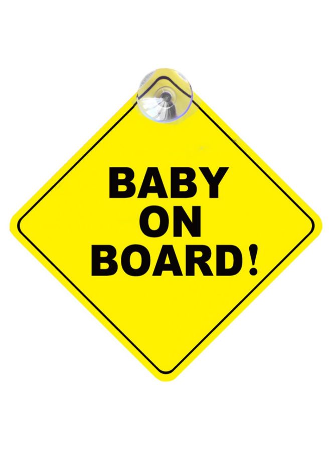 Bluelans Baby On Board Warning Safety Sign Car Window Sticker - Image 5