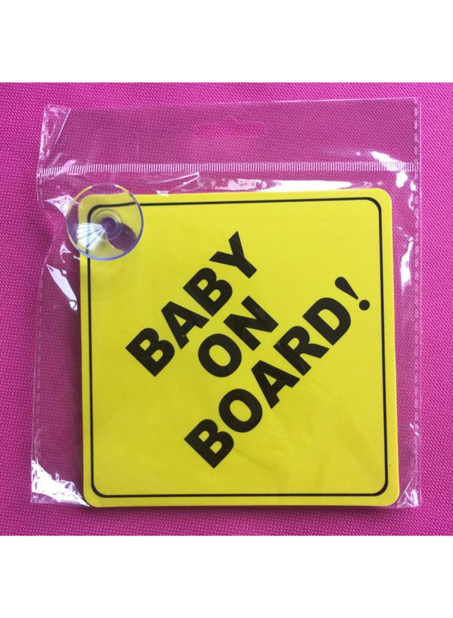 Bluelans Baby On Board Warning Safety Sign Car Window Sticker - Image 2
