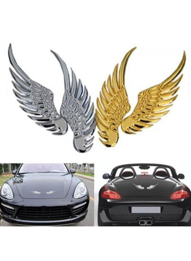 Bluelans 3D Metal Eagle Wing Emblem Car Sticker  - Image 3