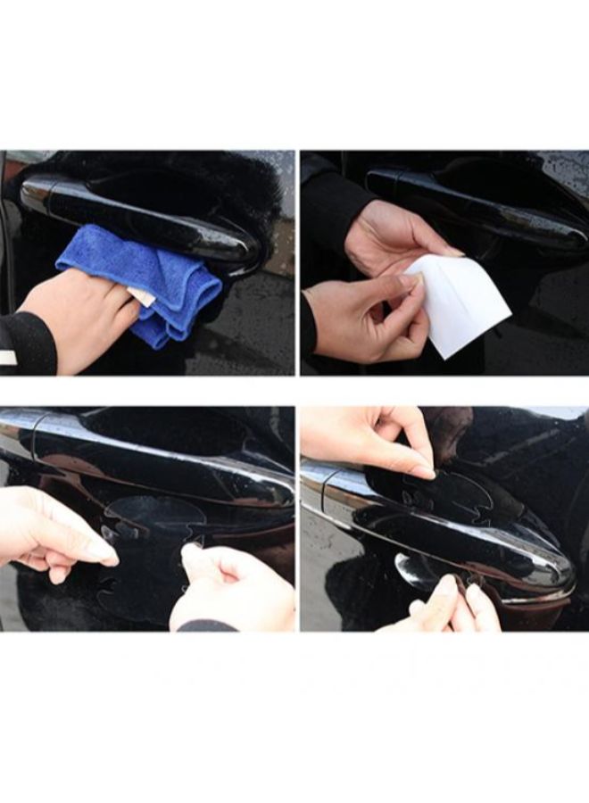 Bluelans 4-Piece Universal Car Door Handle Protective Film Sticker  - Image 3