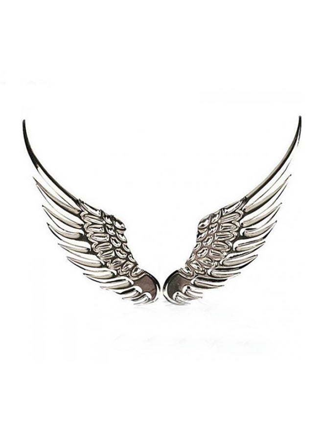 Bluelans 3D Metal Eagle Wing Emblem Car Sticker  - Image 1