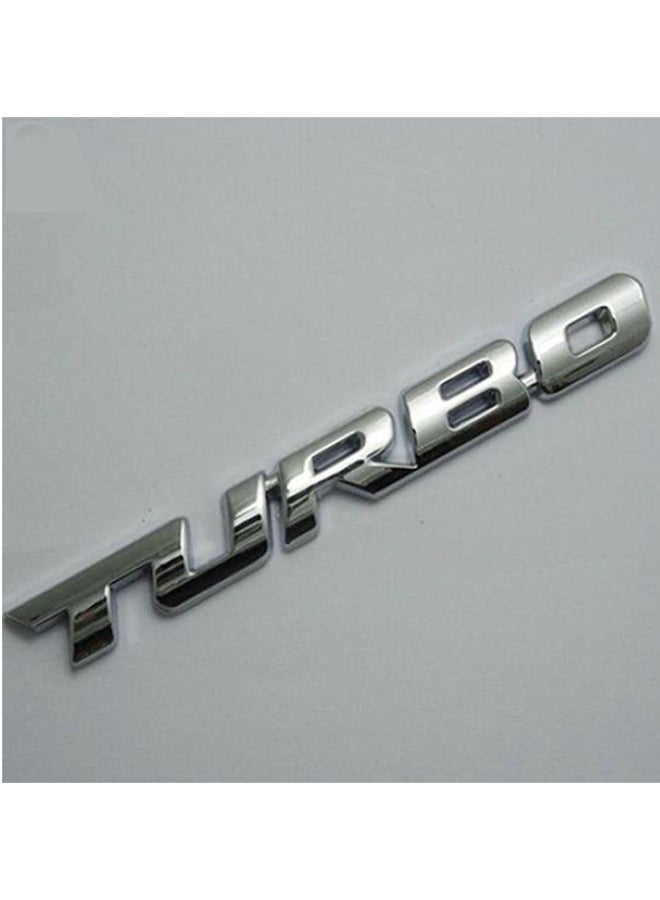 Cool 3D Letter Turbo Car Decal Sticker - v1560874498/N26668760A_1