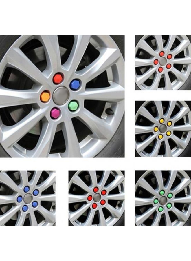 Bluelans - 20-Piece Car Rim Exterior Bolt Cap - Image 1