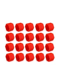 20-Piece Car Rim Exterior Bolt Cap