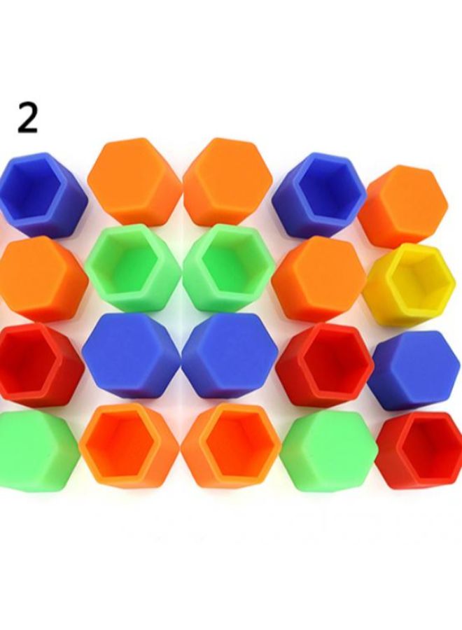 Bluelans - 20-Piece Car Rim Exterior Bolt Cap - Image 1