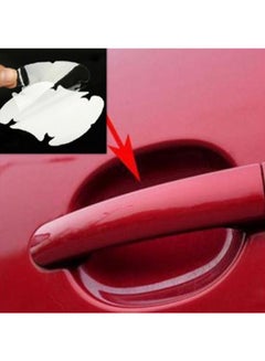 Bluelans 4-Piece Car Door Handle Scratch Protector Film Sheet  - Image 2