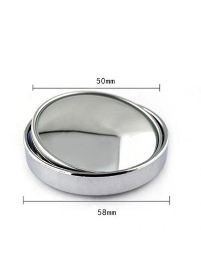 Bluelans - Car Auto Blind Spot Round Stick On Side View Rearview Mirror - Image 1