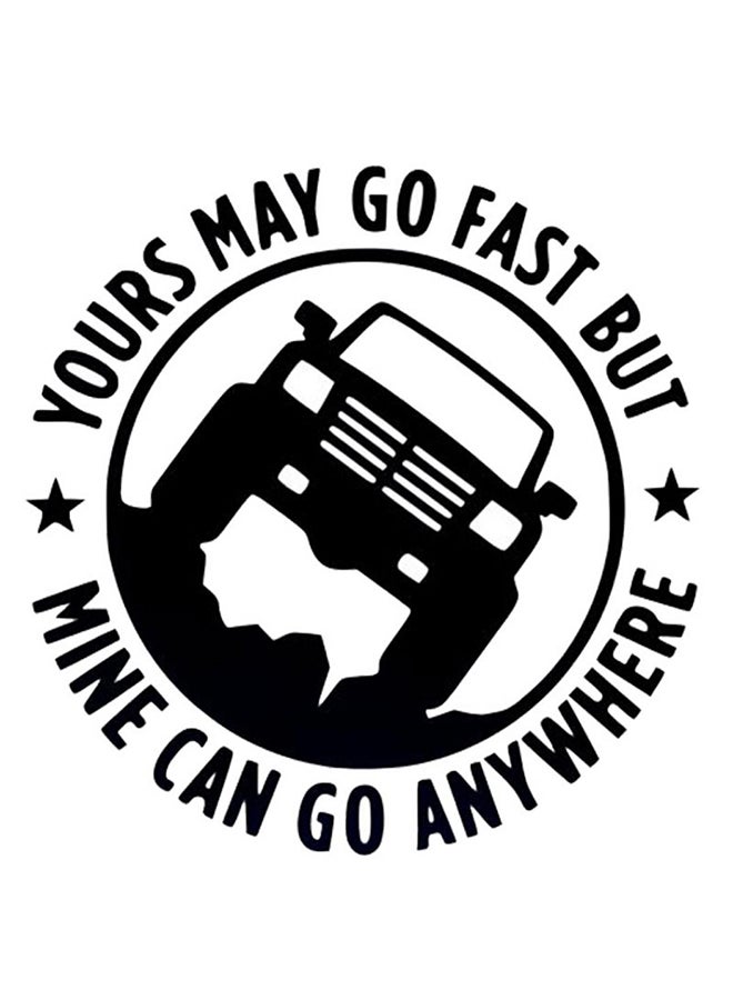 Bluelans Car Window Door Decal Racing Reflective Sticker - Image 1